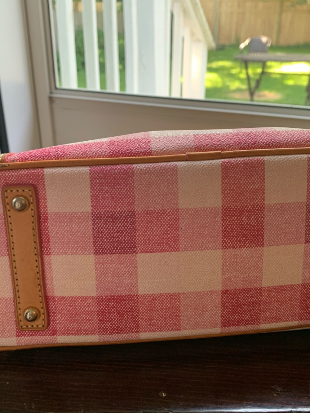 Dooney & Bourke Quadretto Pink Purse - Picture 7 of 11